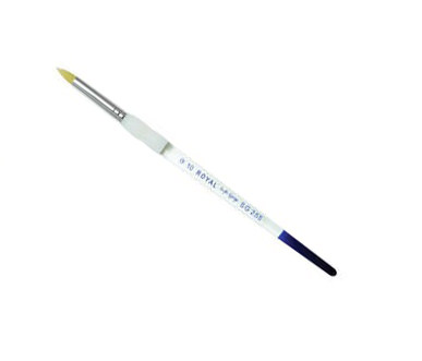 Pensule Soft Grip, Royal Brush,  Gold taklon short round