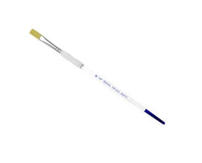 Pensule Soft Grip, Royal Brush,  Gold taklon stroke