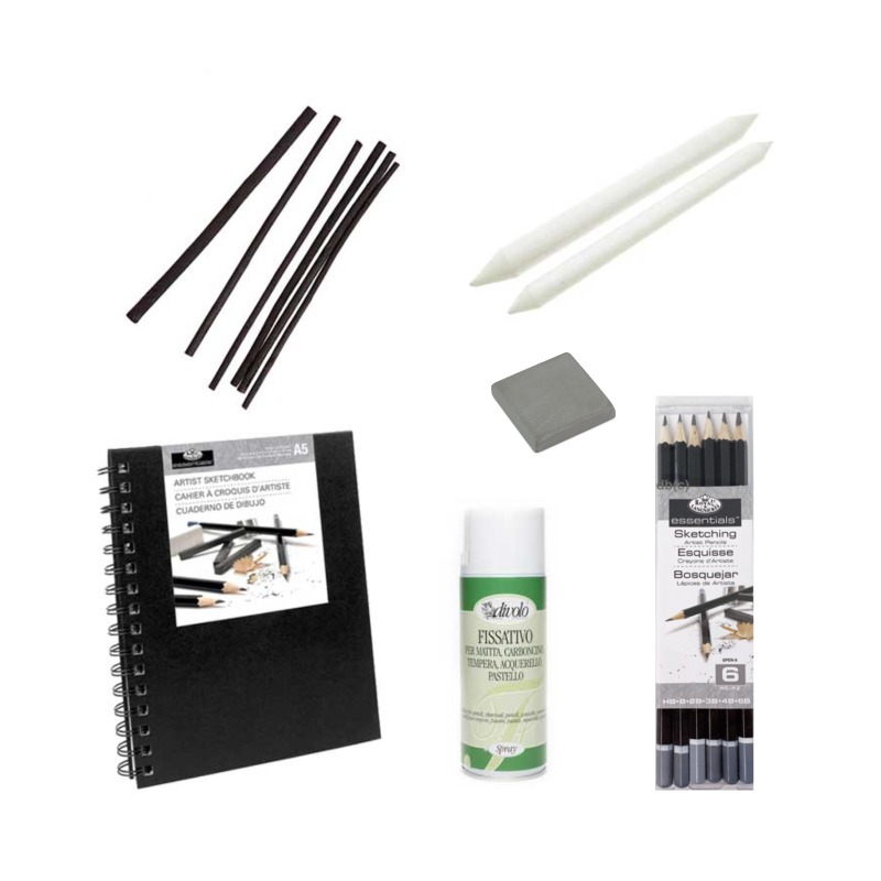 Set pentru schite si desen, incepatori