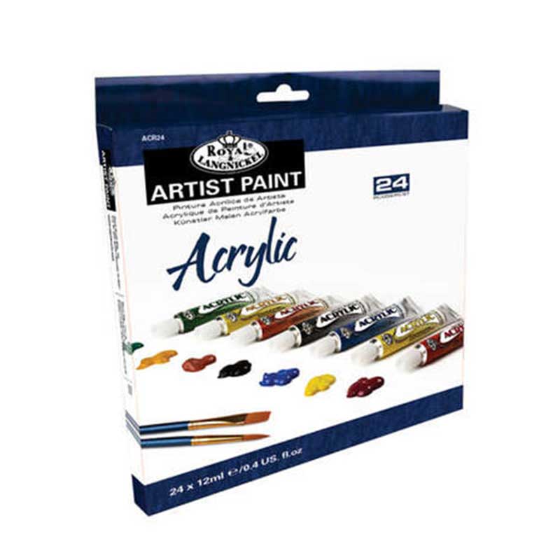 Set culori acrilice 24x12ml