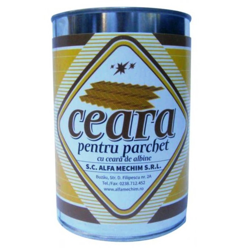 Ceara pentru parchet, solida, cu ceara de albine, 1000 ml
