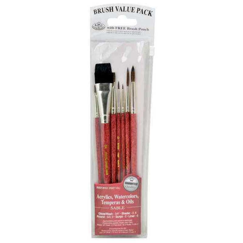 Set 7 pensule fir natural gama Royal Brush Selection