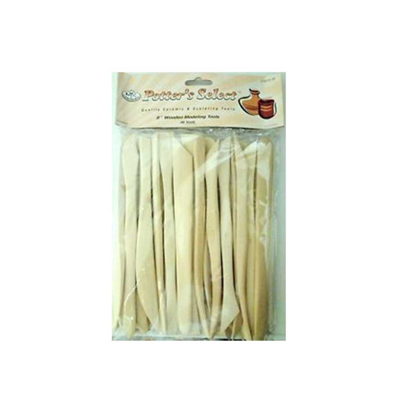 Set 38 ebosoare din lemn pentru modelaj 20cm