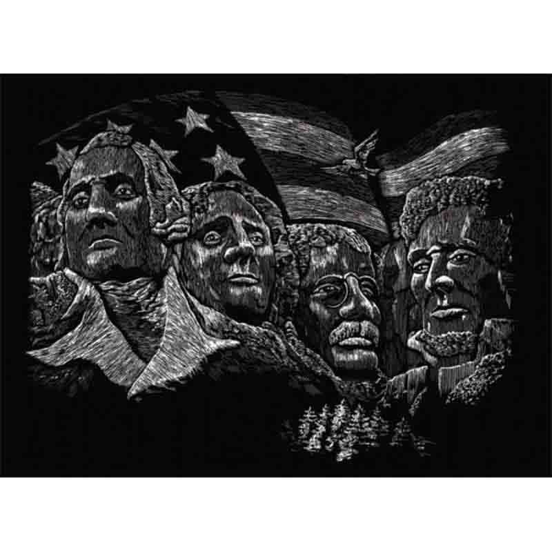 Set gravura, Royal Langnickel - Famous Places, 08 - Mount Rushmore 1