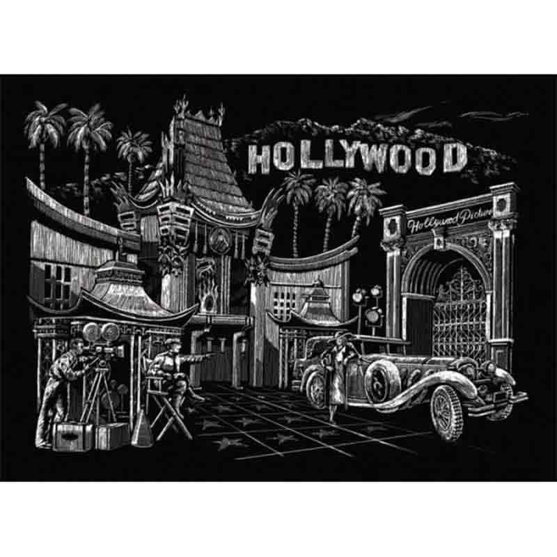 Set gravura, Royal Langnickel - Famous Places, 09 - Hollywood 1