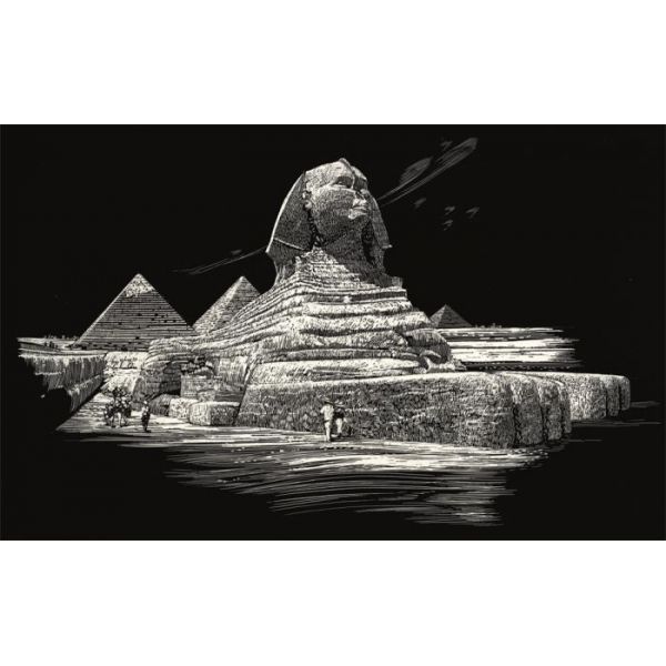 Set gravura, Royal Langnickel - Famous Places, 02 - Sphinx