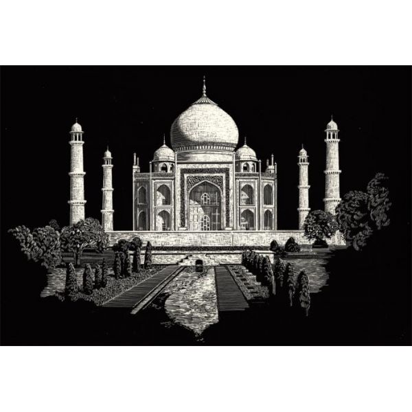 Set gravura, Royal Langnickel - Famous Places, 04 - Taj Mahal