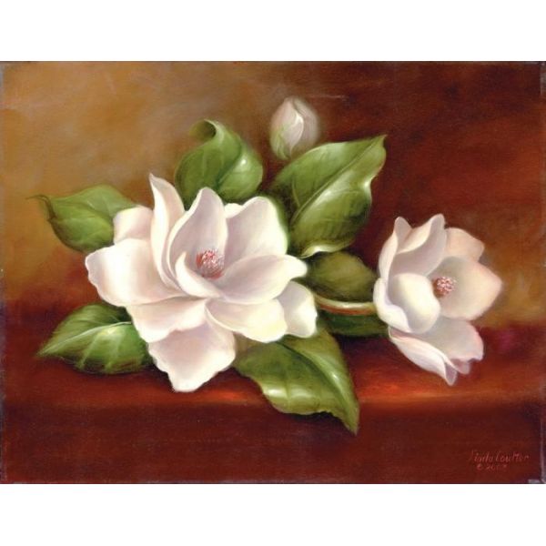 Set pictura panza pe sasiu, Royal Langnickel, Tablouri celebre, 15 - Classic Magnolias Set pictura panza pe sasiu, Royal Langnickel, Tablouri celebre, 15 - Classic Magnolias