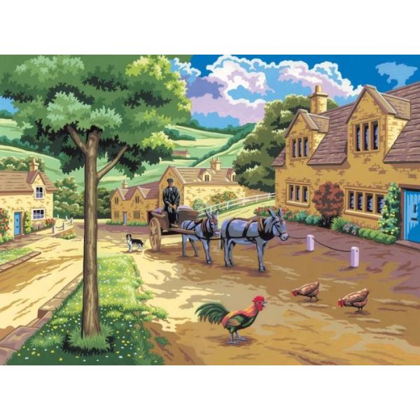 Set pictura pe numere adulti, Royal Langnickel, 10 - Steep Street