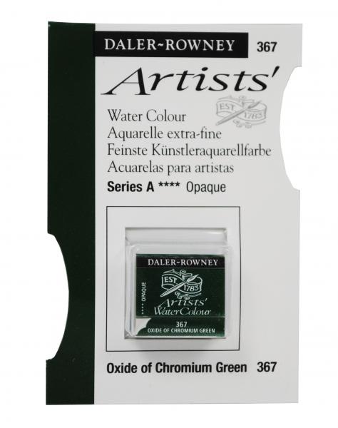 Acuarele Artists' Watercolour Half Pan, 367 - Oxide of Chromium Green