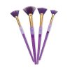 Set 4 pensule evantai fir sintetic Royal Brush