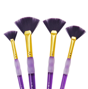 Set 4 pensule evantai Royal BK681 fir sintetic Royal Langnickel