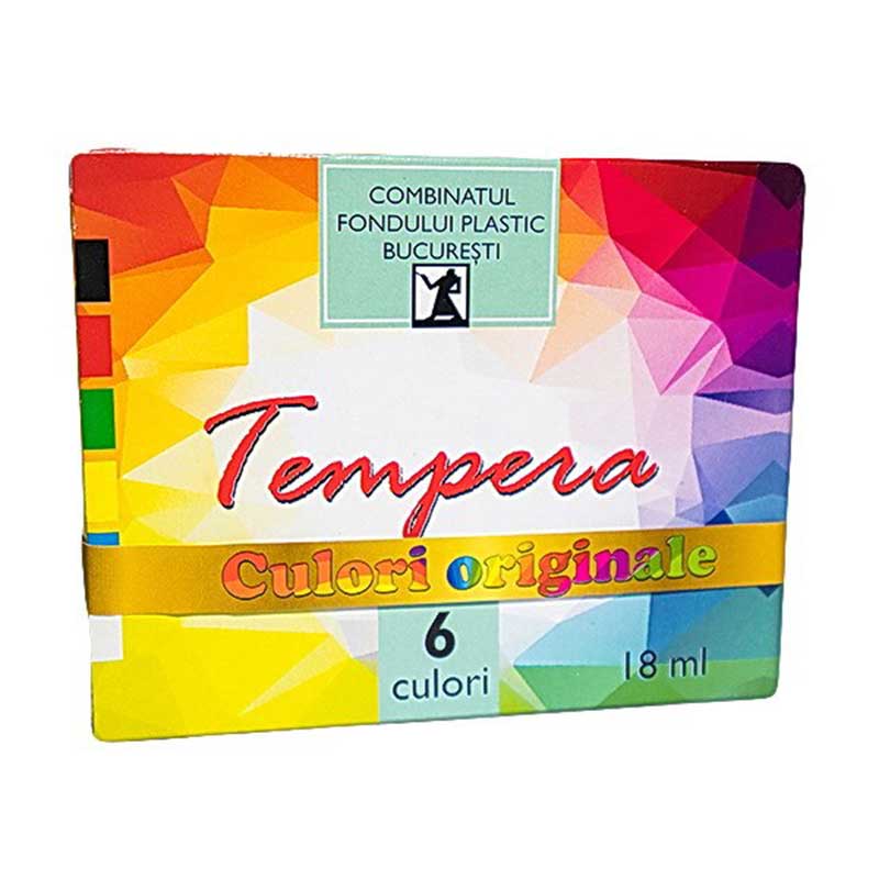 Set culori tempera CFP 6x18 ml