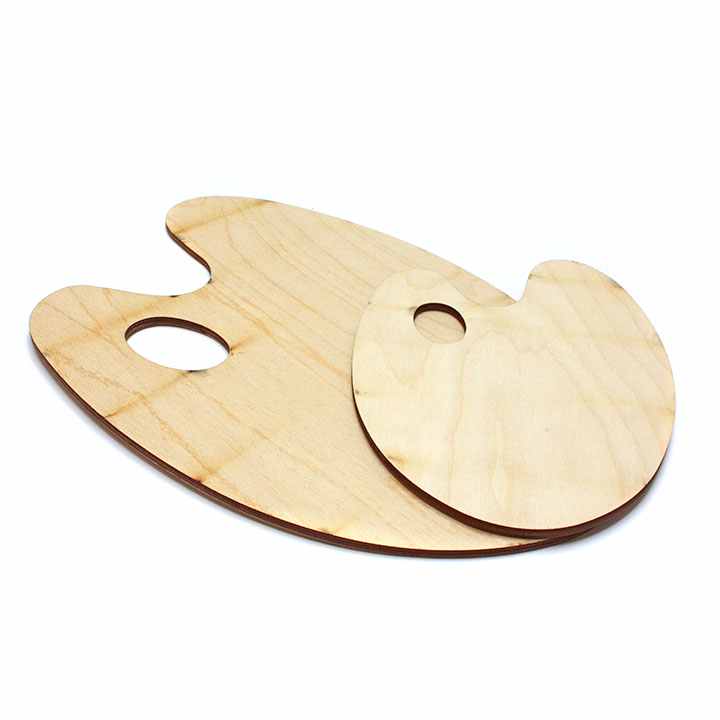 Paleta din lemn ovala fabricata in Romania