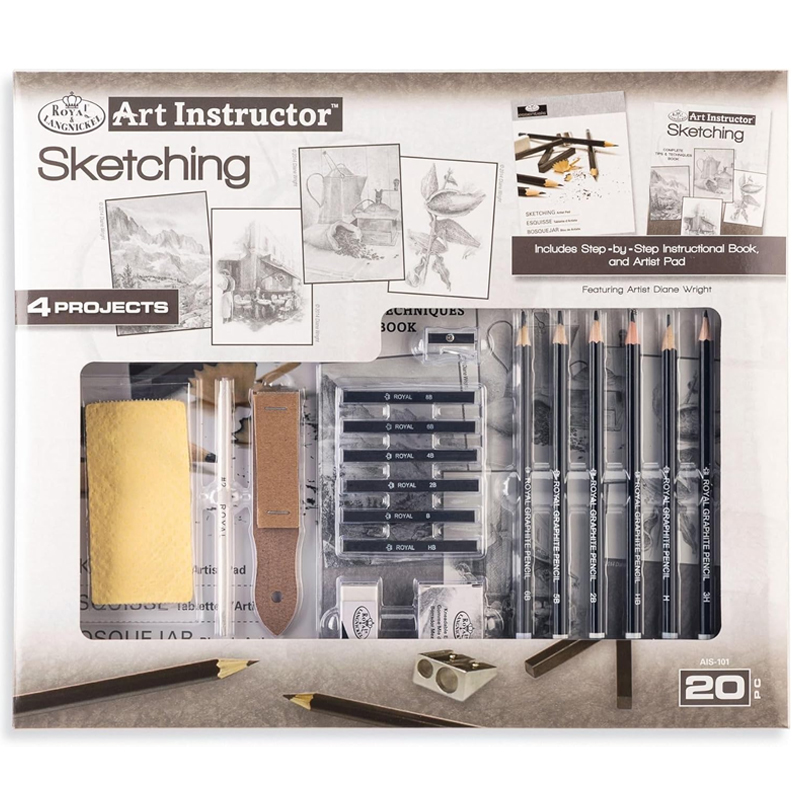 Set 20 piese schite Art Instructor Royal & Langnickel