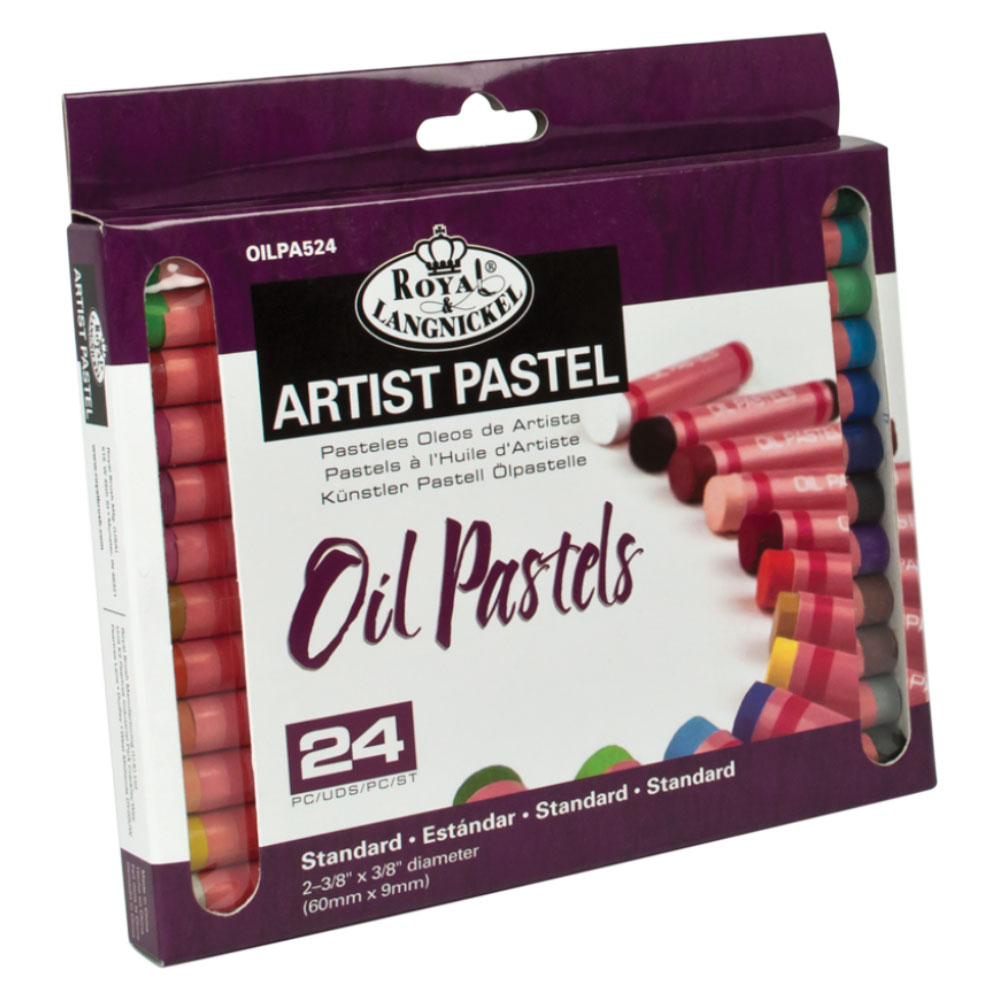Set 24 pasteluri uleioase profesionale standard Artist Royal & Langnickel