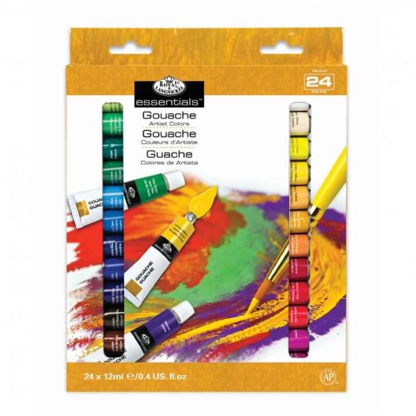 Set culori guase 24x12ml Royal & Langnickel Essentials
