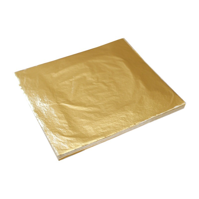 Schlagmetal auriu Divolo - set 100 foi - 16x16 cm