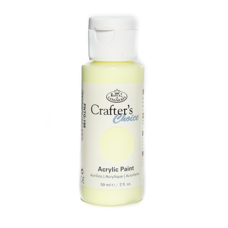 Culori acrilice Royal Iridescent Glitter 59ml 196 – Gleaming Canary