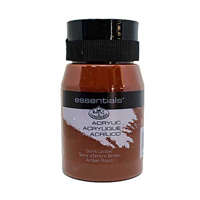 Culori acrilice Royal & Langnickel - Burnt Umber 500 ml