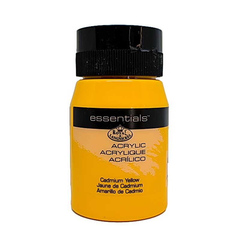 Culori acrilice Royal & Langnickel - Cadmium Yellow 500 ml