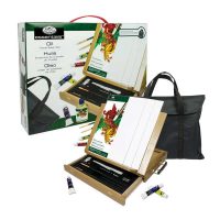 Trusa-pictura-culori-ulei-si-sevalet-Essentials-28-de-piese