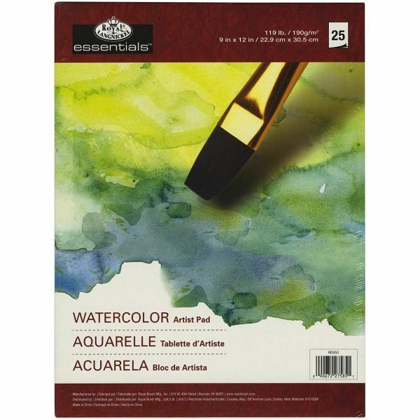 Bloc acuarela Royal & Langnickel 190g RD352 format A4 tempera guase