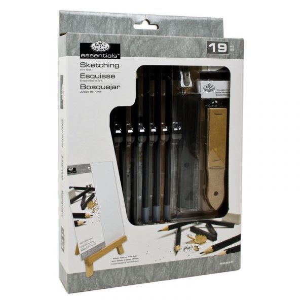REA5402 trusa-schite-creion-si-sevalet-19-piese-21x33-cm Royal Langnickel