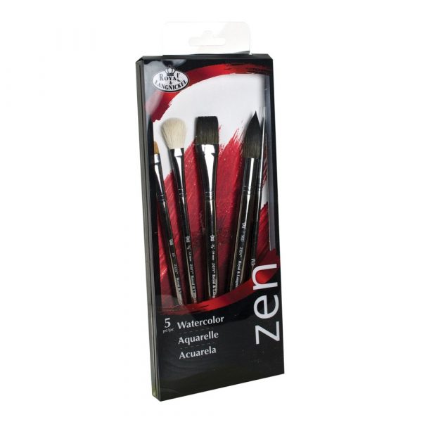 Set 5 pensule acuarela seria Zen™ RZEN-SET832