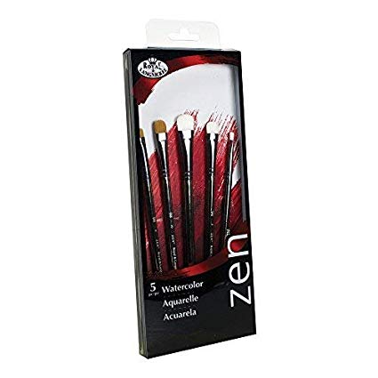 Set 5 pensule acuarela seria Zen™ RZEN-SET835 Royal Langnickel