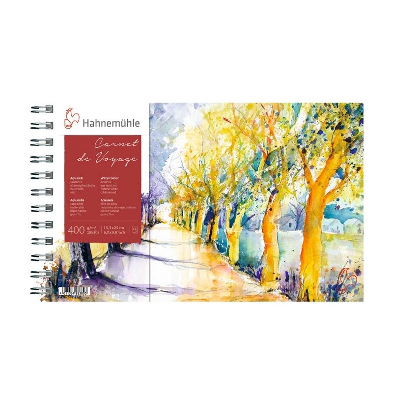 Bloc acuarela Carnet de Voyage 400g