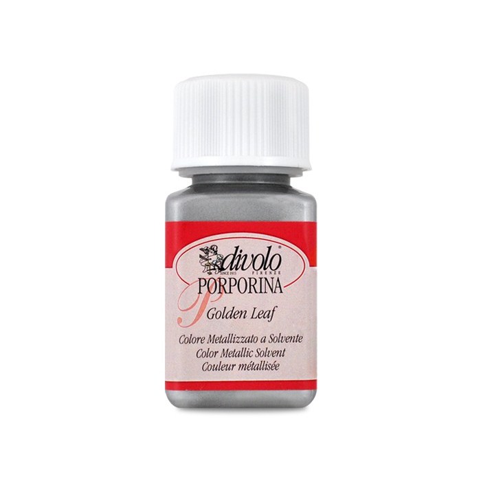 Foita metalica Porporina Divolo 50 ml - Argento Foita metalica Porporina Divolo 50 ml - Argento