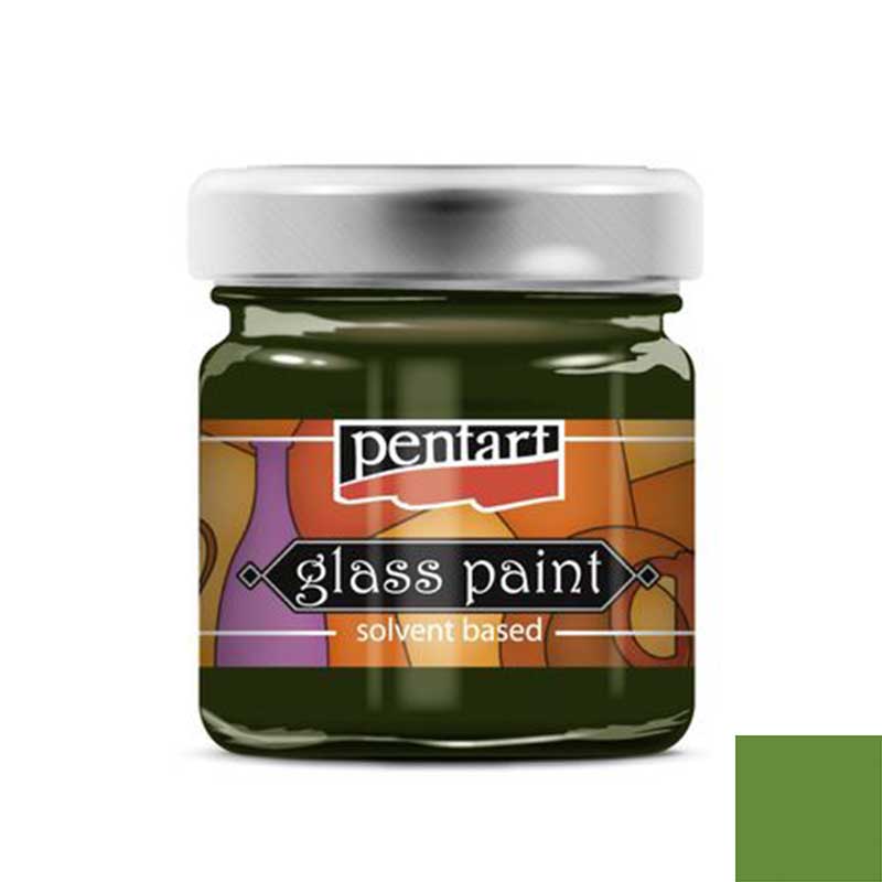Culori pentru sticla Pentart 30 ml – Verde maslina