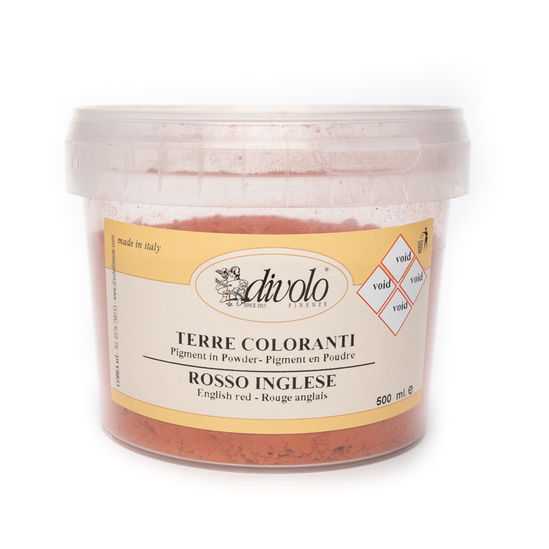 Pigmenti pamant Divolo 500 ml - Rosu englez