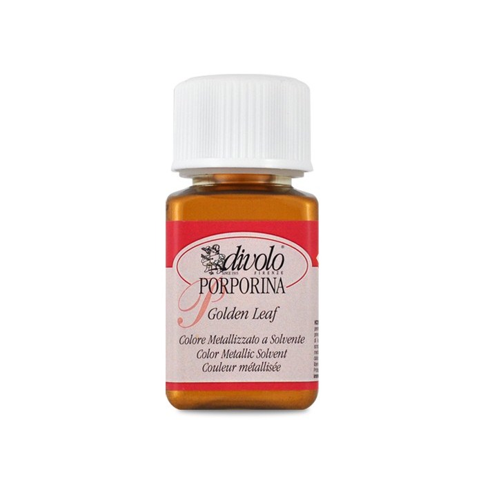 Foita metalica Porporina Divolo 50 ml - Oro Ducato Foita metalica Porporina Divolo 50 ml - Oro Ducato