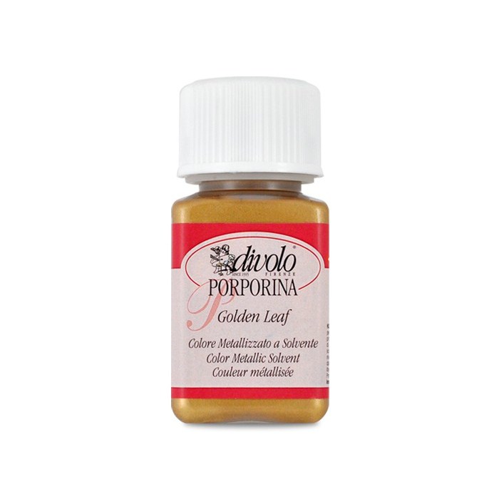 Foita metalica Porporina Divolo 50 ml - Oro Pallido Foita metalica Porporina Divolo 50 ml - Oro Pallido