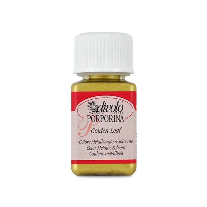 Foita metalica Porporina Divolo 50 ml - Oro Ricco Foita metalica Porporina Divolo 50 ml - Oro Ricco