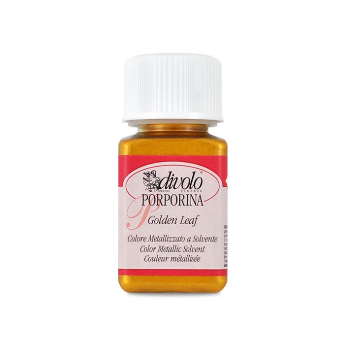 Foita metalica Porporina Divolo 50 ml - Oro Zecchino Foita metalica Porporina Divolo 50 ml - Oro Zecchino