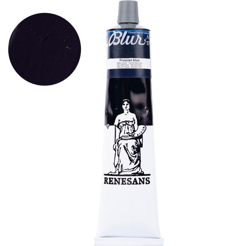 Culoare ulei, Renesans Blur, 200ml, 17 Prussian Blue