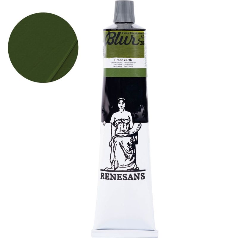 Culoare ulei, Renesans Blur, 200ml, 28 Green Earth