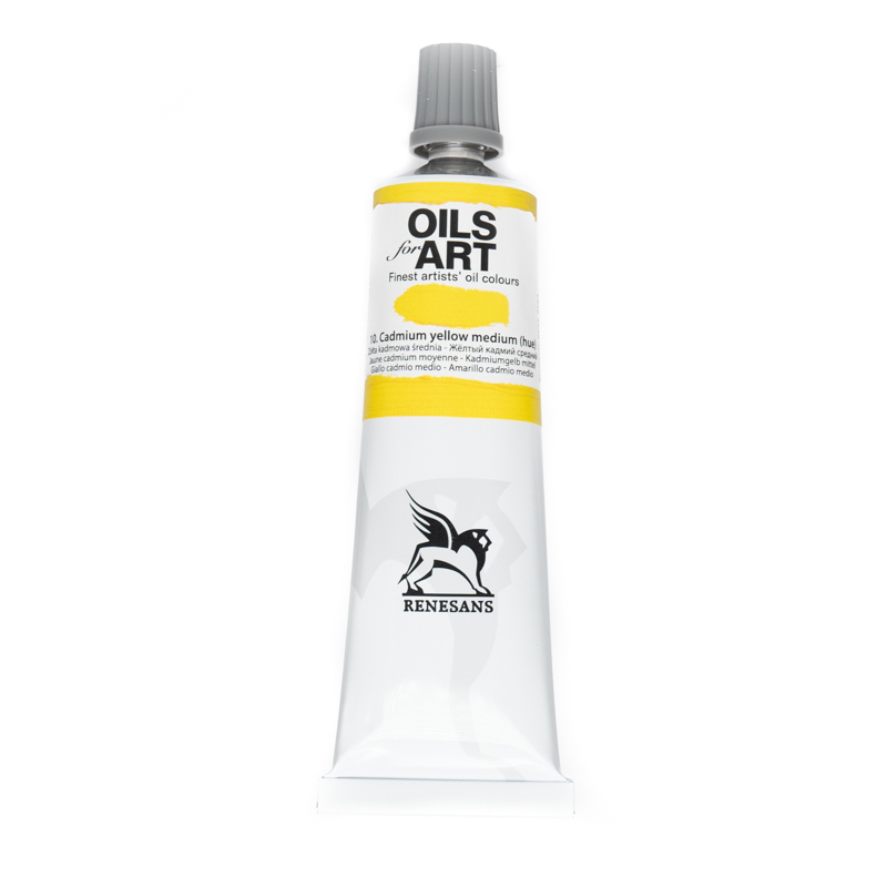 Culori ulei, Renesans OILS for ART, 60ml, 10 Cadmium Yellow Medium