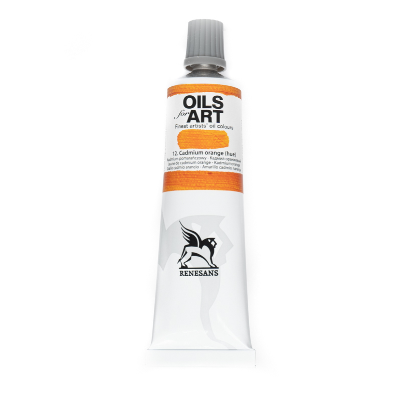 Culori ulei, Renesans OILS for ART, 60ml, 12 Cadmium Yellow Orange