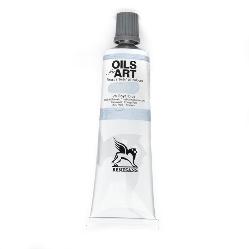 Culori ulei, Renesans OILS for ART, 60ml, 28 Royal Blue