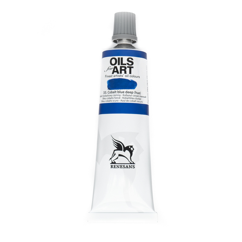 Culori ulei, Renesans OILS for ART, 60ml, 33 Cobalt Blue Deep