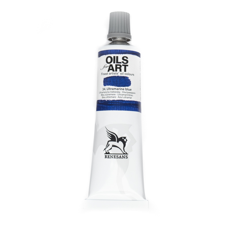 Culori ulei, Renesans OILS for ART, 60ml, 34 Ultramarine