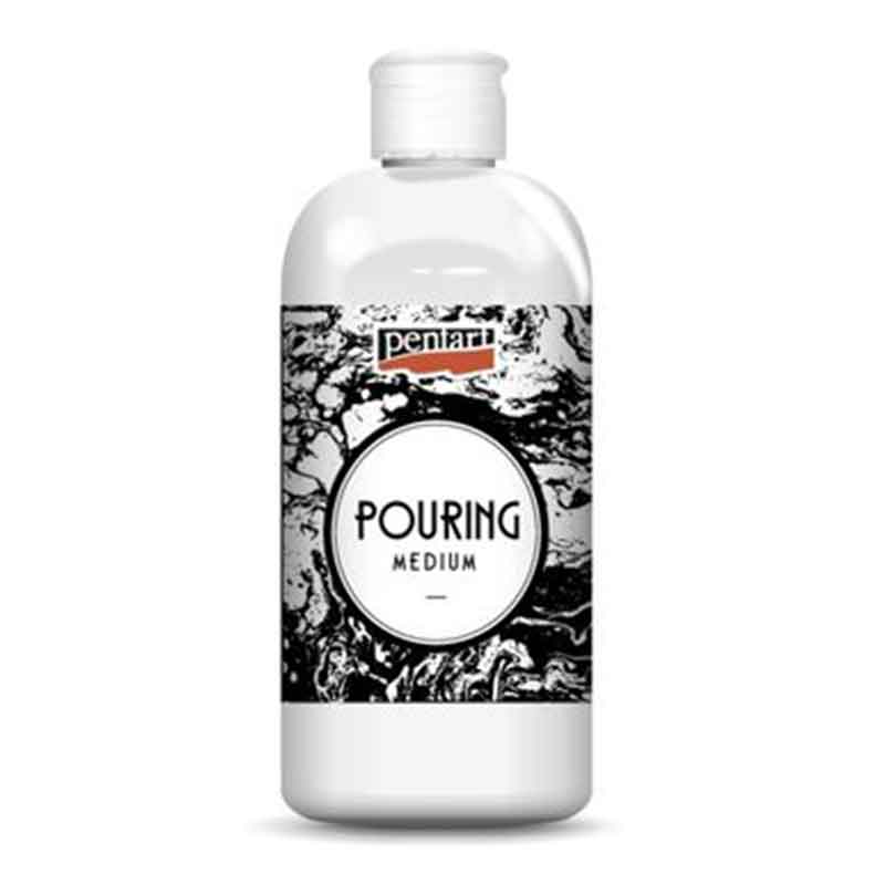 Diluant-pentru-vopsea-acrilica,-Medium-pouring,-Pentart-500ml