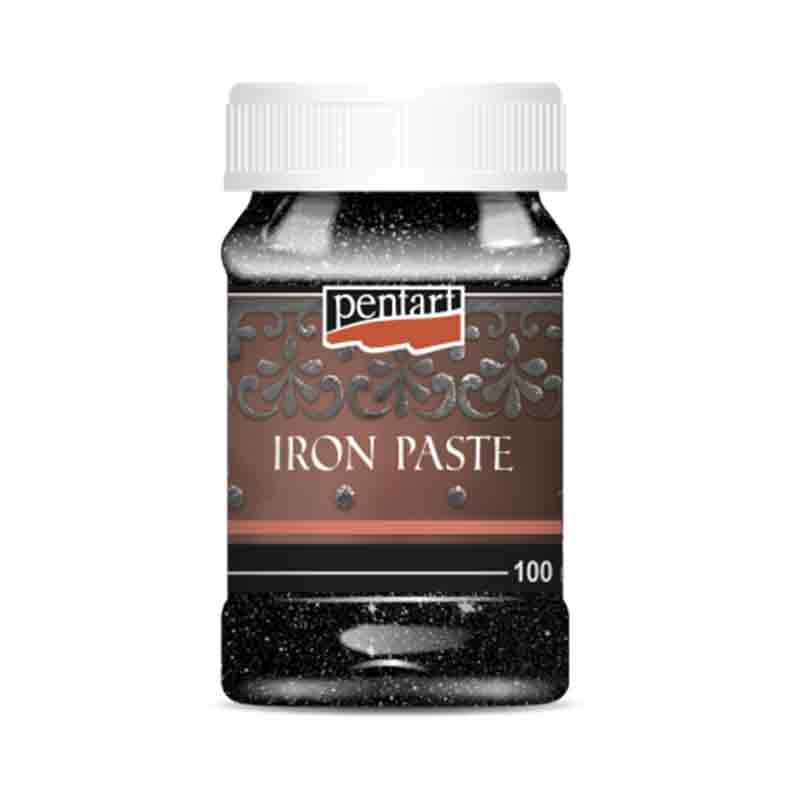 Pasta-cu-efect-de-fier,-Pentart-100ml,-Sclipici