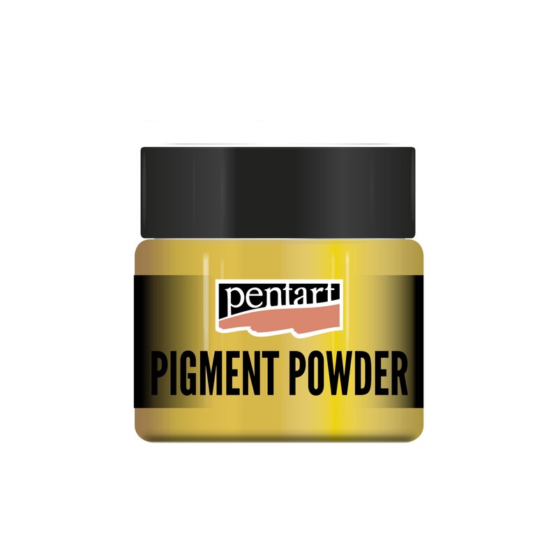 Pigment pulbere cu efect metalizat, Pentart 5g, Aur