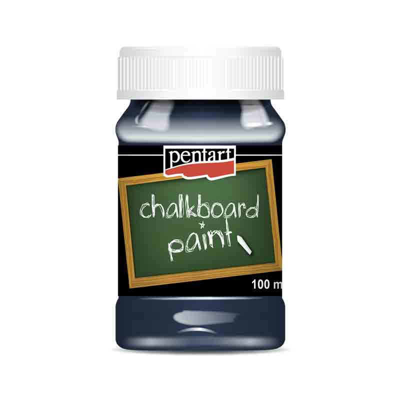 Vopsea-cu-efect-de-tabla,-Pentart-100ml,-Albastru-country