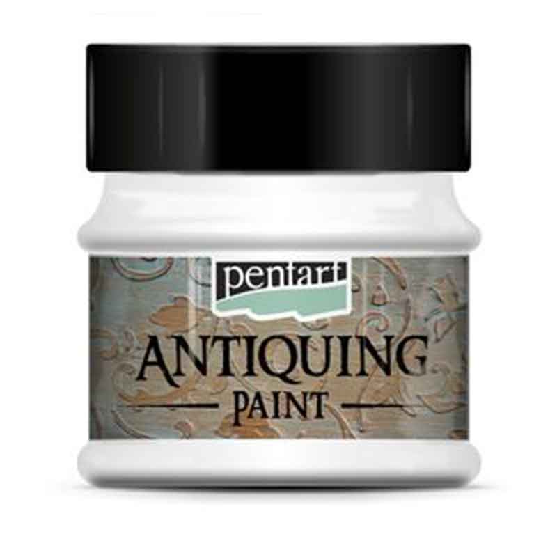 Vopsea-de-antichizare,-Pentart-50-ml,-Alb